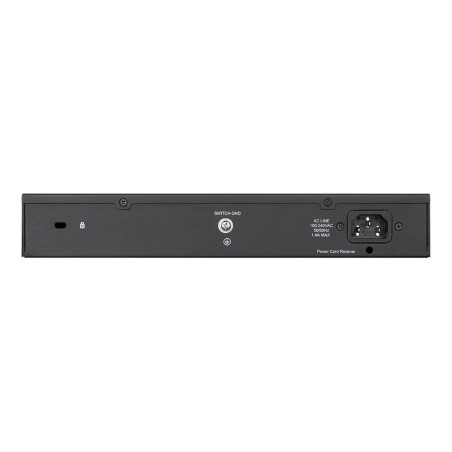 D-Link DGS-1100-24PV2 24-port Gigabit Smart switch, 12x GbE PoE+, PoE 100W