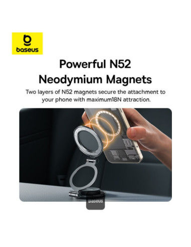 Baseus Magnetický držiak do auta na palubnú dosku MagPro Series II čierny