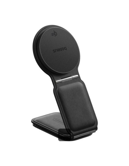 Baseus Magnetický držiak do auta s bezdrôtovým nabíjaním PrimeTrip C02 čierny