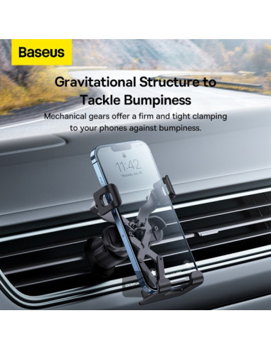 Baseus Univerzálny držiak do auta Gravity Air Vent s upevnením do ventilačnej mriežky čierny
