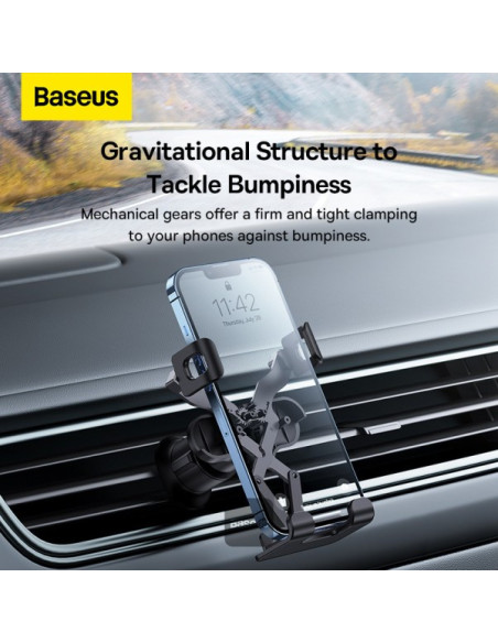 Baseus Univerzálny držiak do auta Gravity Air Vent s upevnením do ventilačnej mriežky čierny