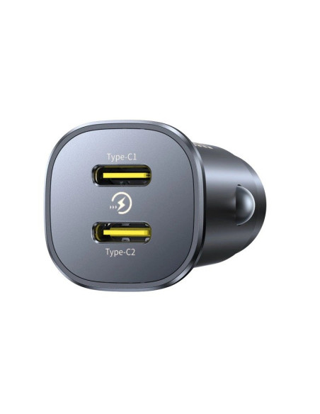 Baseus GoTrip Nabíjačka do Autá 2x USB-C 30W Cosmic Black