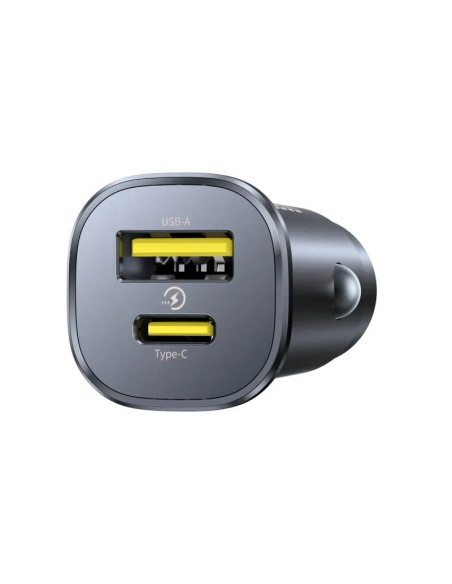 Baseus GoTrip Nabíjačka do Autá USB-C/USB-A 30W Cosmic Black