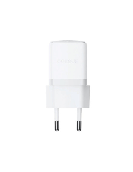 Baseus Palm Fast Nabíjačka USB-C 20W + Dátový Kábel USB-C/USB-C 1m White