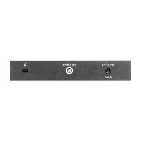 D-Link DGS-1100-08PV2 Smart Switch, 8x 1000Base-T 802.3at PoE, 64W PoE budget, Fanless