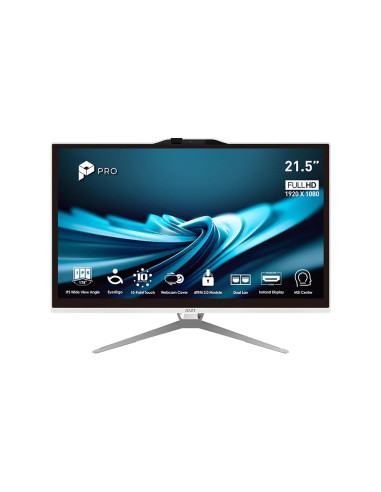 MSI PRO/AP222T 14MA-664XEU/21,5"/FHD/T/i3-14100/16GB/512GB/Intel int/bez OS/Biela/3R