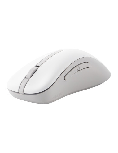 ASUS Wireless Mouse MD102/Kancelárska/Optická/Pre pravákov/1 600 DPI/USB+BT/Biela