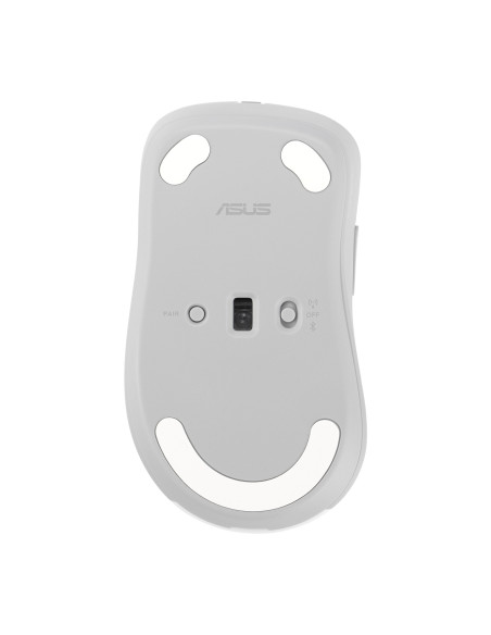 ASUS Wireless Mouse MD102/Kancelárska/Optická/Pre pravákov/1 600 DPI/USB+BT/Biela