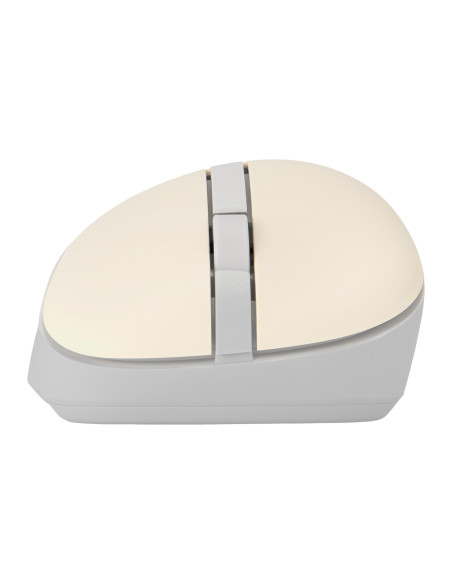 ASUS Wireless Mouse MD102/Kancelárska/Optická/Pre pravákov/1 600 DPI/USB+BT/Béžová
