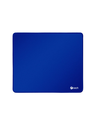 Podložka pod myš C-TECH MP-01, modrá, 320x270x4mm, obšité okraje