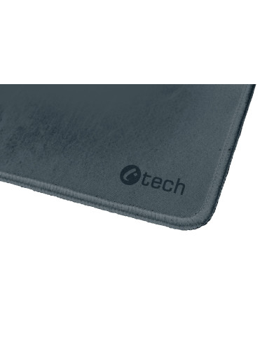 Podložka pod myš C-TECH MP-01, sivá, 320x270x4mm, obšité okraje