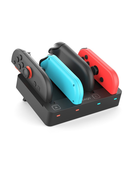 iPega SW2081 Nabíjacia Stanica pre JoyCon Ovládače Nintendo Switch 1/2 Black
