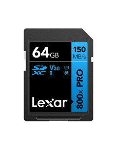 Lexar 64GB Pro 800x Pro SDXC C10 V30 U3