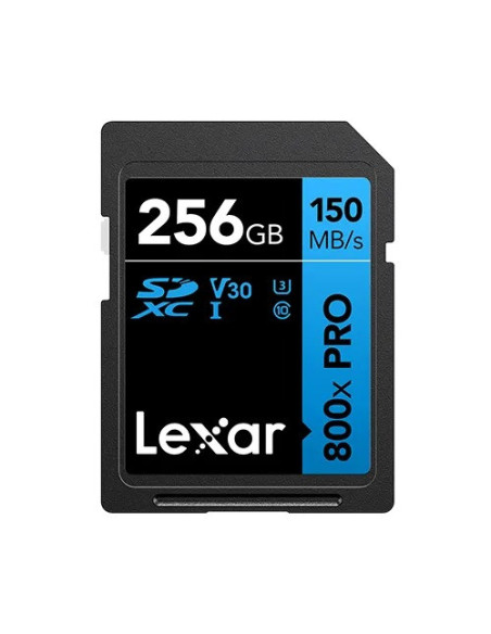 Lexar 256GB Pro 800x Pro SDXC C10 V30 U3