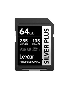 Lexar 64GB Pro SILVER PLUS SDXC C10 V30 U3