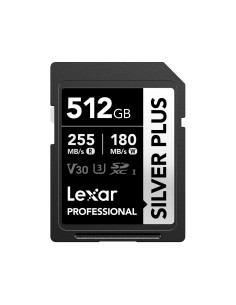 Lexar 512GB Pro SILVER PLUS SDXC C10 V30 U3