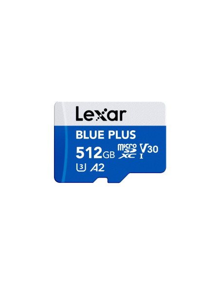 Lexar 512GB Blue Plus microSDHC s adp C10 A2