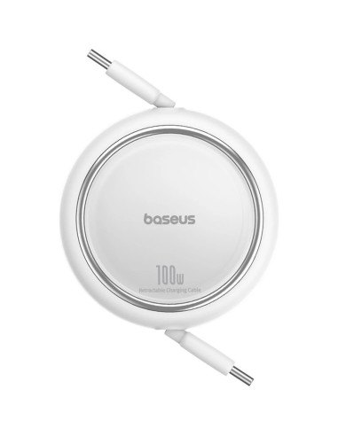 Baseus Dátový kábel Free2Draw mini USB-C/USB-C 1m 100W biely