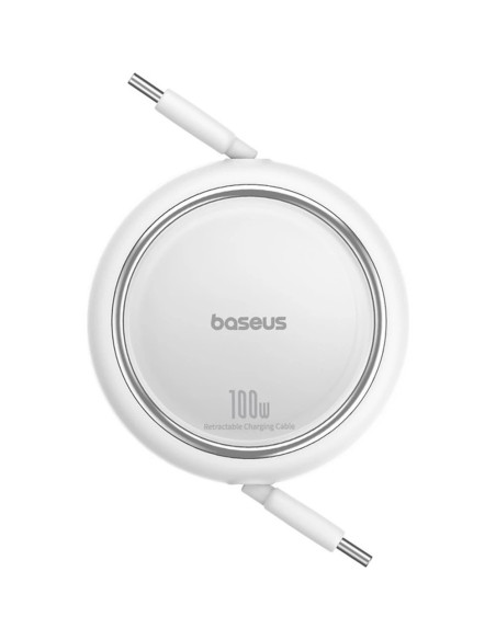Baseus Dátový kábel Free2Draw mini USB-C/USB-C 1m 100W biely