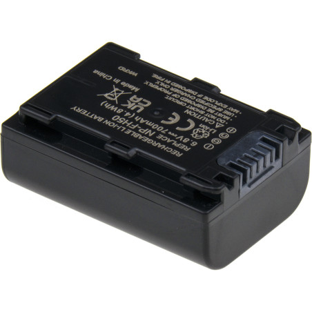 Batéria T6 Power Sony NP-FH50, NP-FH40, NP-FH30, 700mAh, 4,7Wh, sivá