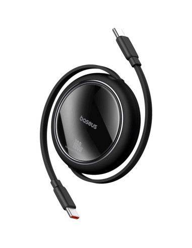 Baseus Dátový kábel Free2Draw mini USB-C/USB-C 1m 100W čierny
