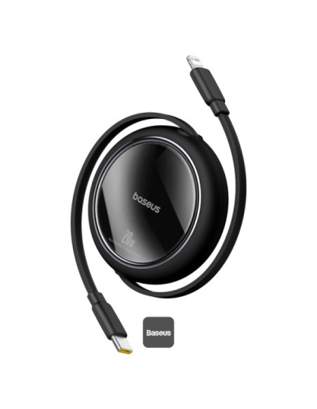 Baseus Dátový kábel Free2Pull USB-C/Ligtning 1m 20W čierny