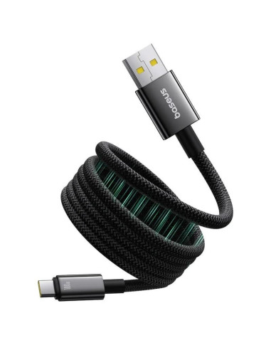 Baseus Magnetický nabíjací kábel Tungsten USB/USB-C 1m 100W čierny