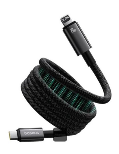 Baseus Magnetický nabíjací kábel Tungsten USB-C/Lightning 1m 20W čierny
