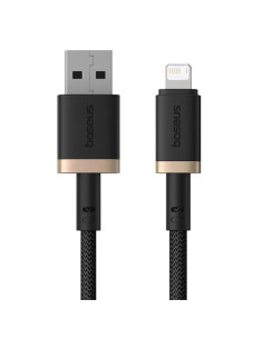 Baseus Rýchlonabíjací kábel Dura USB/Lightning 1m 2.4A čierno zlatý