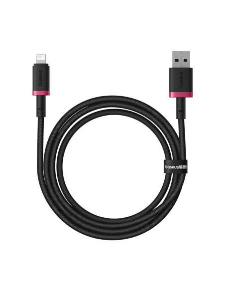 Baseus Rýchlonabíjací kábel Dura USB/Lightning 1m 2.4A červeno čierny