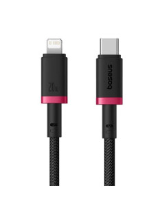 Baseus Rýchlonabíjací kábel Dura USB/Lightning 2m 20W červeno čierny