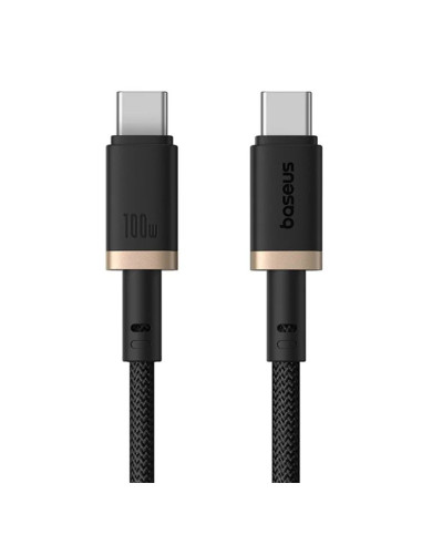 Baseus Rýchlonabíjací kábel Dura USB-C/USB-C 1m 100W čierno zlatý