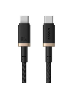 Baseus Rýchlonabíjací kábel Dura USB-C/USB-C 2m 100W čierno zlatý