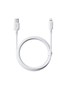 Baseus Rýchlonabíjací kábel Silky USB/Lightning 1m 2.4A biely