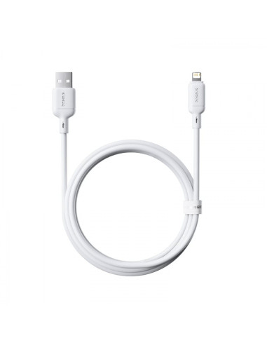 Baseus Rýchlonabíjací kábel Silky USB/Lightning 1m 2.4A biely