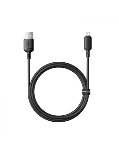 Baseus Rýchlonabíjací kábel Silky USB/Lightning 1m 2.4A čierny