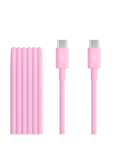 Beats USB-C / USB-C Woven Cable (1.5m) - Power Pink