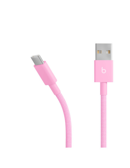 Beats USB-A / USB-C Woven Cable (1.5m) - Power Pink