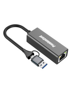 PremiumCord adaptér UBS-C a USB-A na Gigabit, 15cm