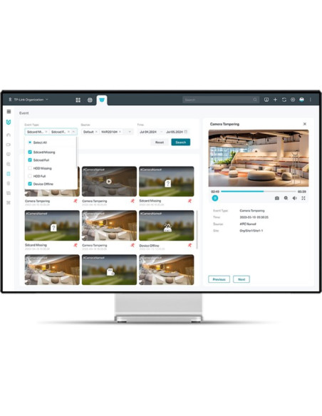 VIGI cloud VMS 1 basic license for a camera