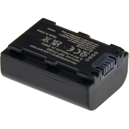 Batéria T6 Power Sony NP-FH50, NP-FH40, NP-FH30, 700mAh, 4,7Wh, sivá