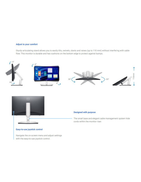 24" LCD Dell P2424HT Touch 5ms/16:9/mat/USB-C/repr