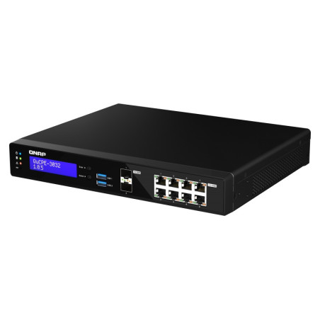 QNAP NVPE zariadenia QuCPE-3032-C3558R-8G (4core C3558R 2,4GHz, 8GB RAM, 2x M.2, 8x2,5GbE, 2x10G SFP+)