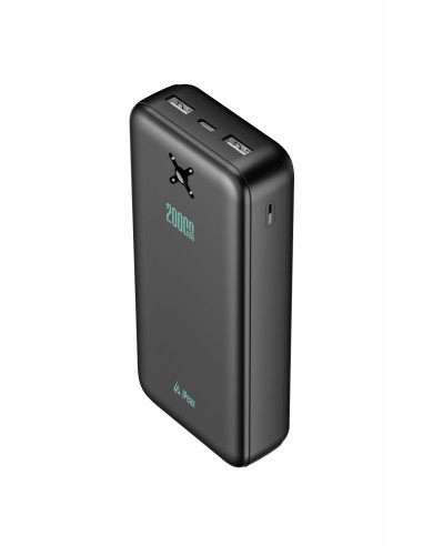 POWER BANKA 20000 mAh, 10,5W, 2x USB-A ČERNÁ