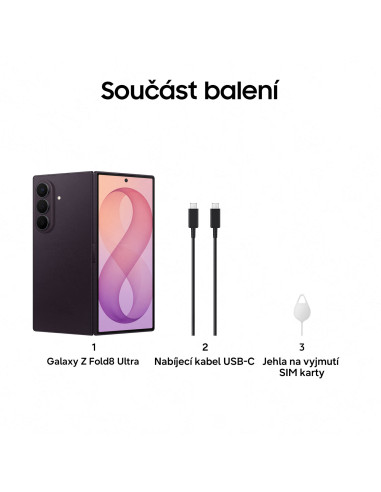 Samsung Galaxy Z Fold 8 Ultra/16GB/1TB/Violet shadow