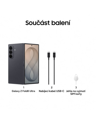 Samsung Galaxy Z Fold 8 Ultra/16GB/1TB/Graphite