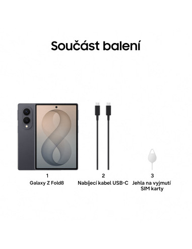 Samsung Galaxy Z Fold 8/12GB/256GB/Graphite