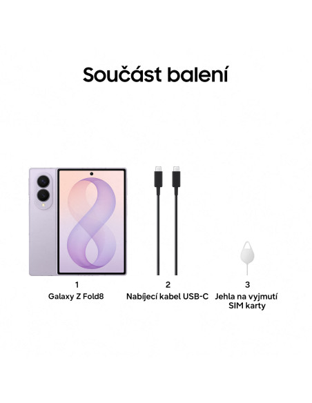 Samsung Galaxy Z Fold 8/12GB/256GB/Lavender
