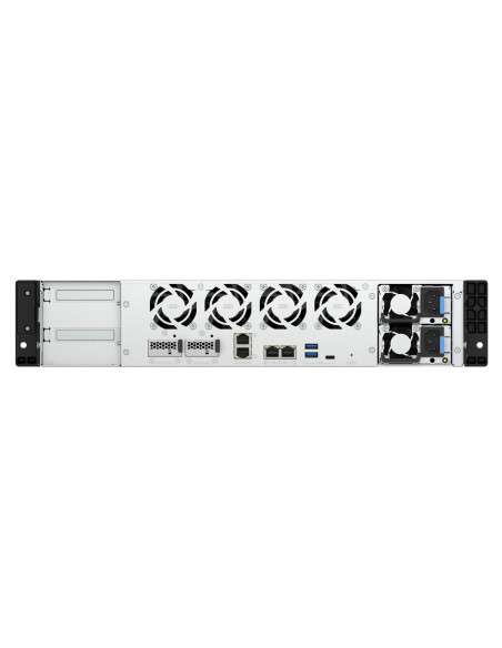 QNAP TS-h1073BXeU-RP-8G (Ryzen V1780B, ZFS, 8GB RAM, 8x SATA + 2x E1.S, 2x 2,5GbE, 2x 10GbE)