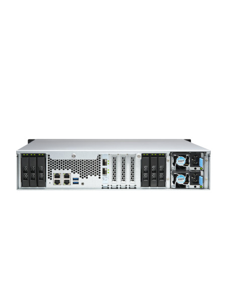 QNAP TS-h1886XU-RP-R2-D1622-16G (Xeon 3,2GHz, ZFS, 16GB ECC RAM, 12x3,5"+6x2,5", 4xGbE,2x10GbE SFP+)